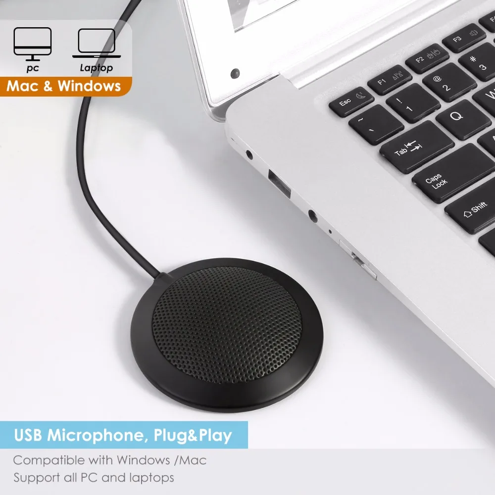 SOONHUA 3 5 мм USB Plug and Play 1 7 метровый кабель встречи Студийный микрофон Топ