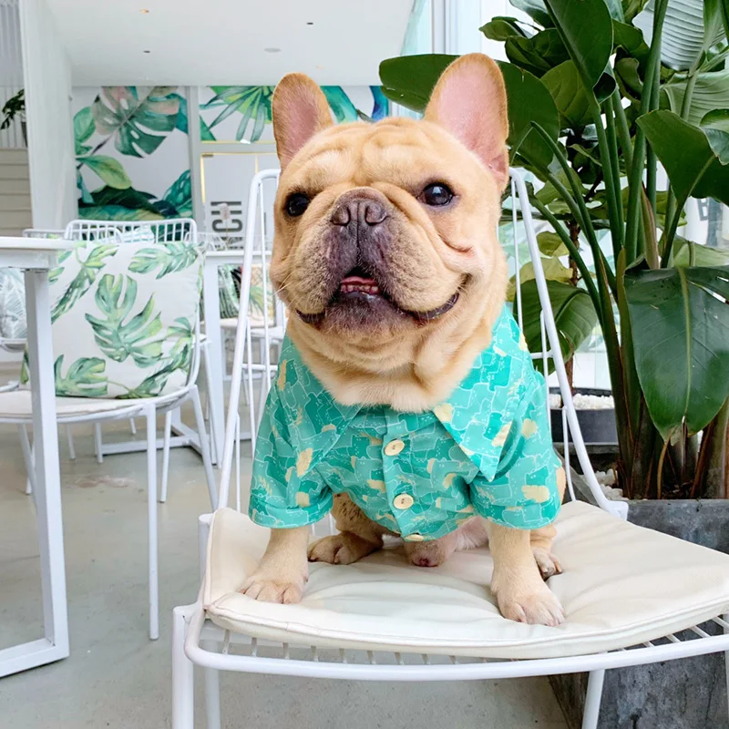 Милый костюм с бегемотом для домашних животных летняя футболка кошкой и собакой