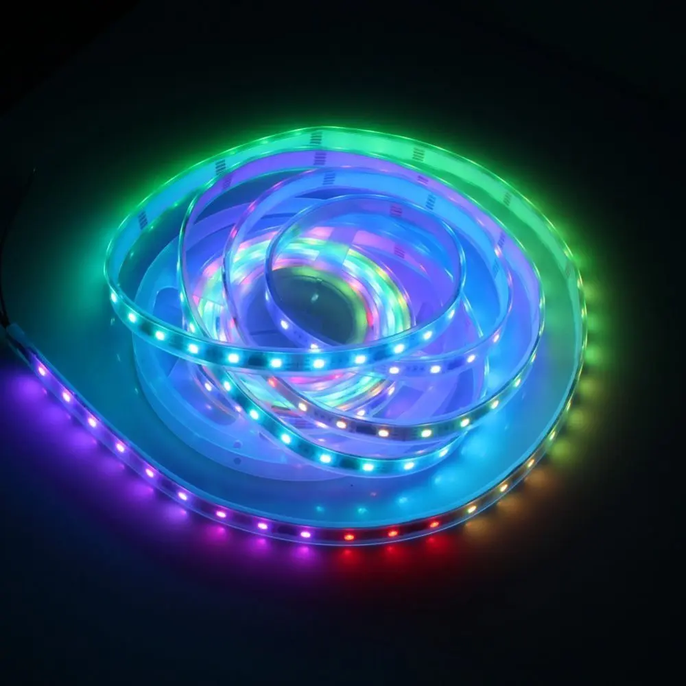 

Free Fedex RGB led Strip UCS1903 Tube IP67 Dream Color Waterproof LED Strip 5050 SMD 48leds/m 16IC Digital led Light 50m/Lot