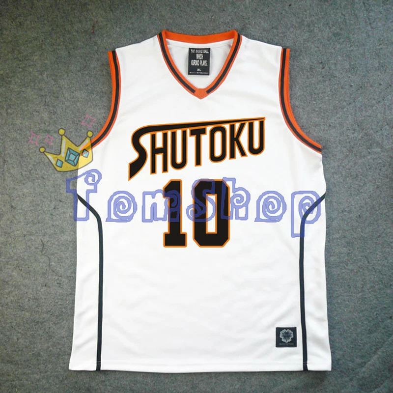 Аниме KUROKO'S Баскетбол Kuroko no Basuke Косплей Shutoku школа #10 Takao Kazunari ведущий Джерси