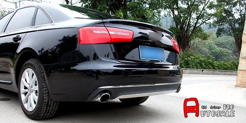 Для Audi A6 C7 2012 2013 2014 2015 хромированный Стайлинг из нержавеющей стали Нижняя крышка