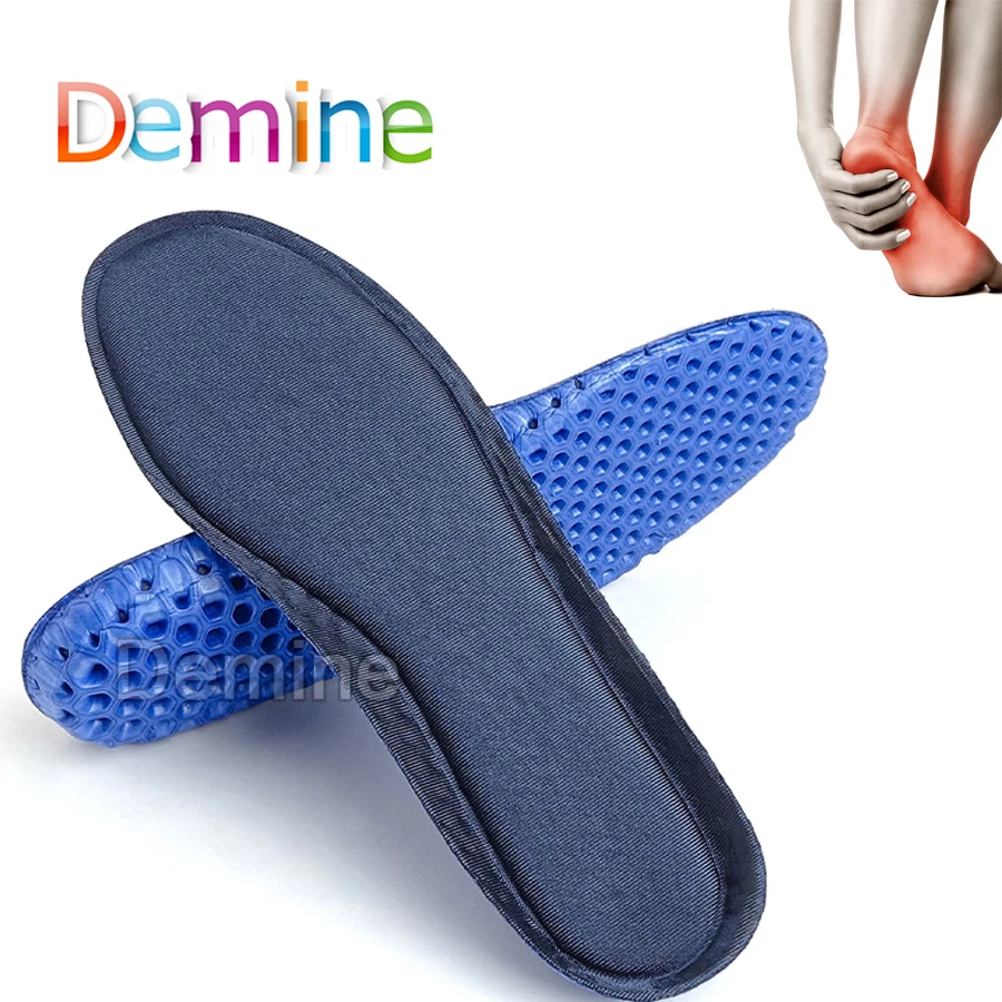 

Basketball Football Shoe Pads Honeycomb Sport Insoles Silicone Massage Breathable Deodorant Shock Absorption Motion Insoles