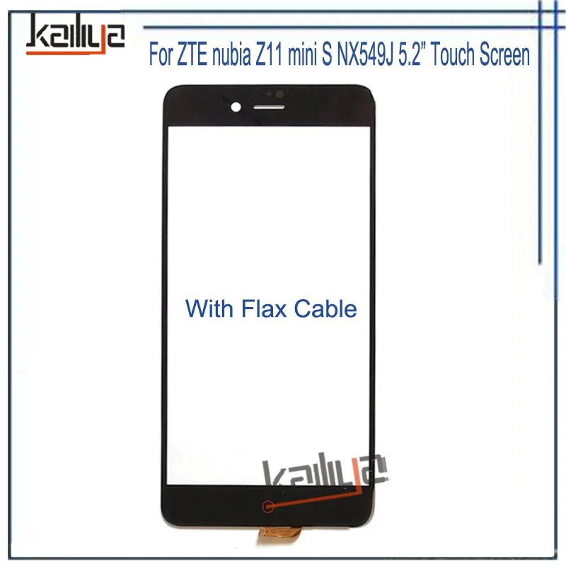 Черный Белый Золотой Сенсорный экран для zte Nubia Z11 mini S NX549J 5,2 дюймов Передняя стеклянная линза Замена сенсора для NX549J