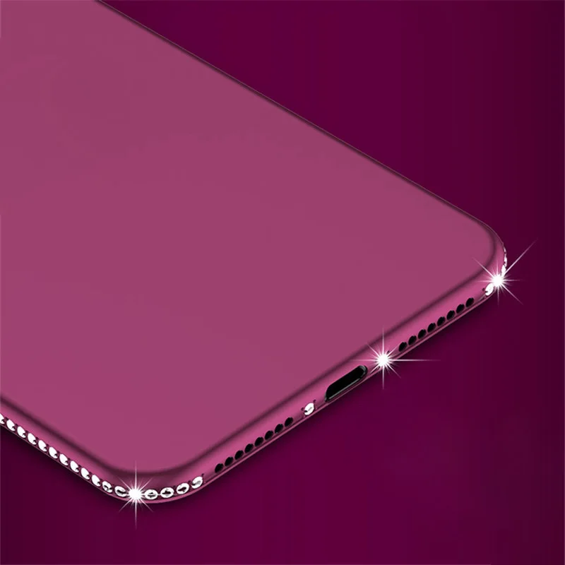 Роскошный чехол для телефона для iphone XS, XR, XS, MAX, Блестящий Бриллиант, мягкий силиконовый чехол из ТПУ для iphone X, 5, 5S, SE, 6, 6s Plus, 7, 8 Plus, чехол