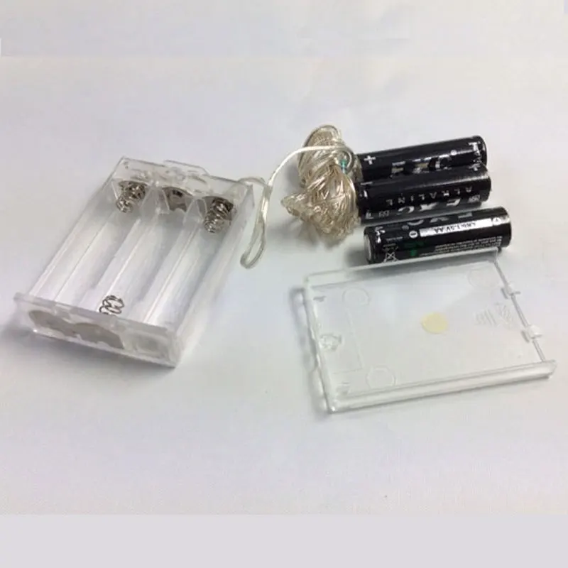 AA на батарейках 7 футов 2 м 20 led Рождество праздник свадьба украшение Copper LED медная
