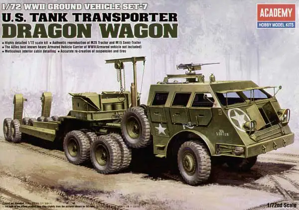 ACADEMY 13409 1/35 весы США Танк транспортер драконский вагон пластиковая модель строительный комплект