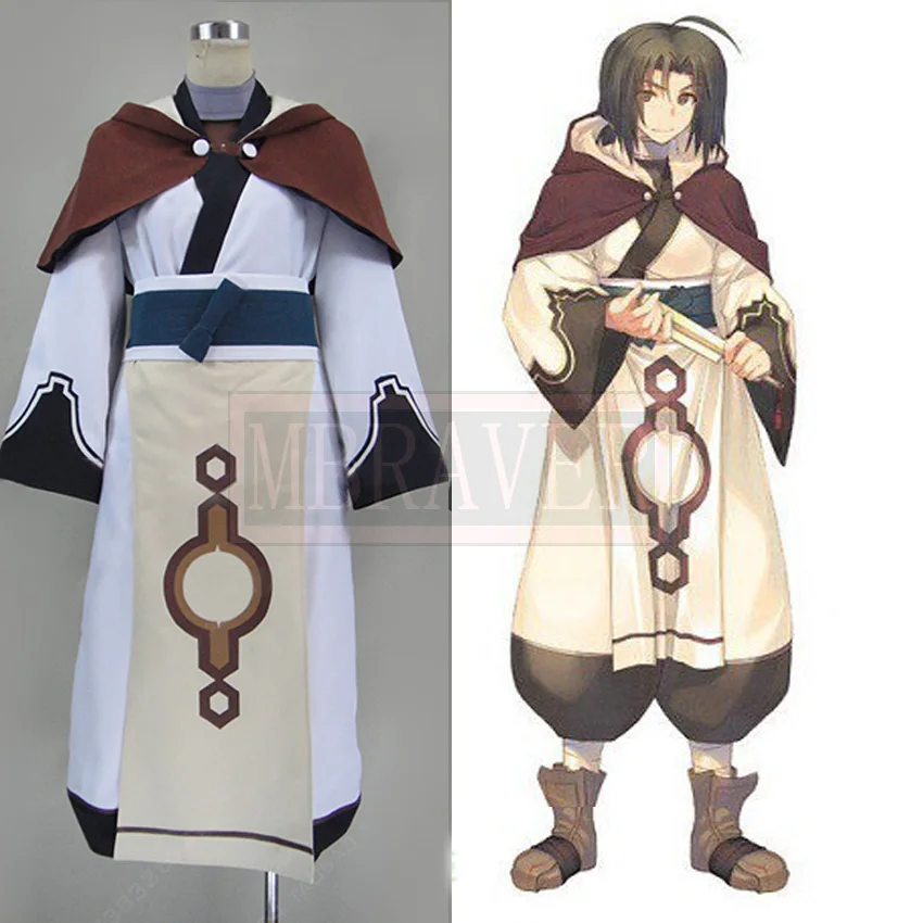 Фото Бесплатная доставка, костюм для косплея Utawarerumono, искусственная маска, униформа Haku, розничная/оптовая продажа, униформа для Хэллоуина и рожде... №1