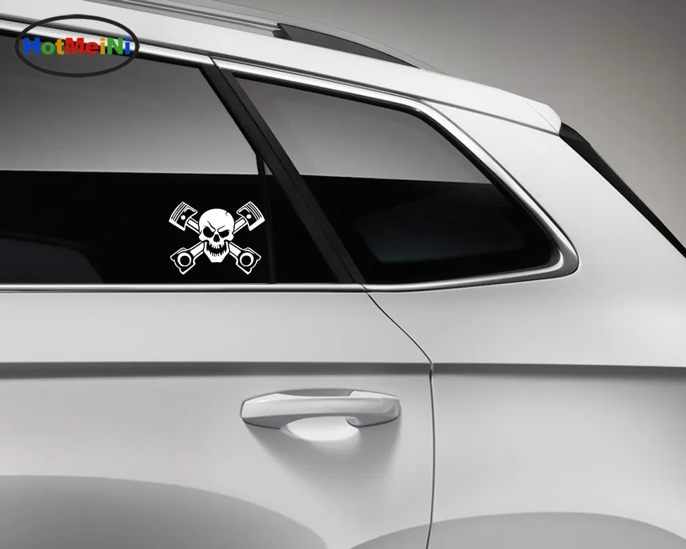 Автомобильный Стайлинг Череп фотография задние кости Jolly Pirate Racing 15*12 см |