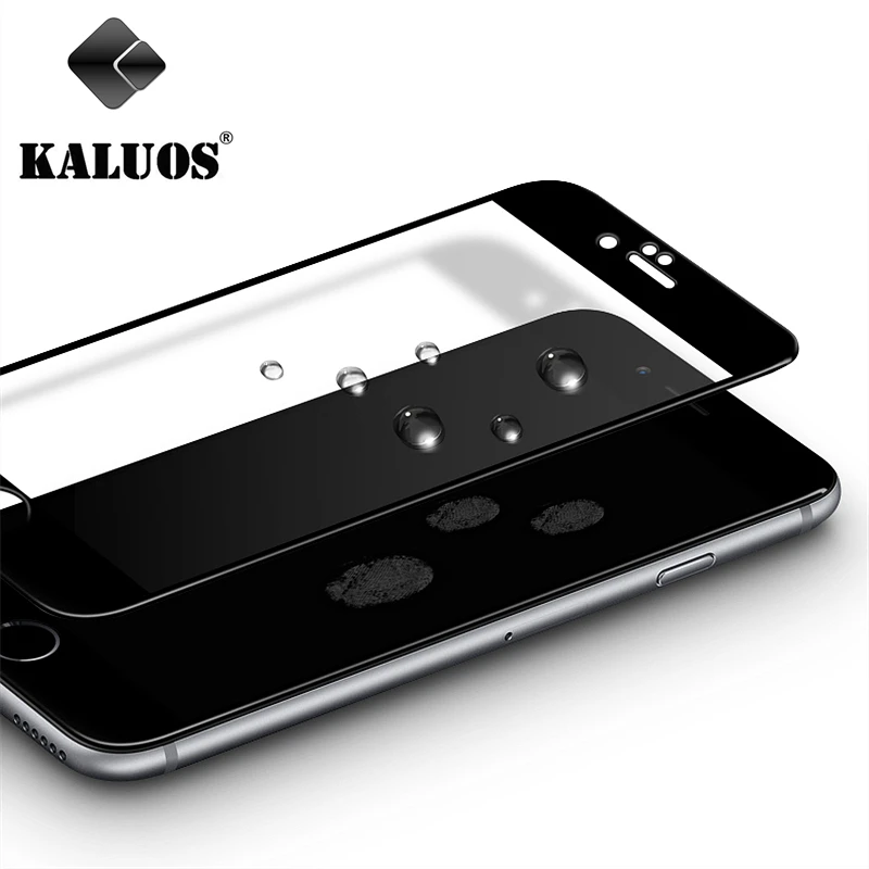 KALUOS 2.5D 9H Закаленное стекло протектор экрана для iPhone X 6 7 8 Plus iphone7 высокое качество