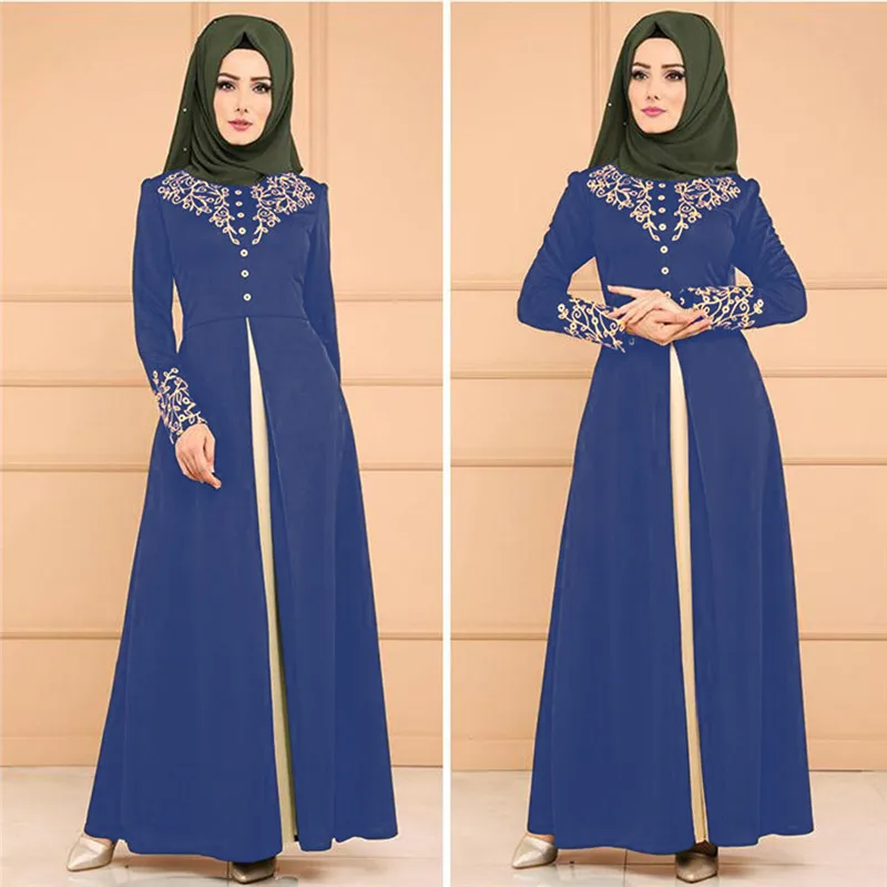 Мусульманская одежда M 2XL MyBatua Abaya элегантное платье мусульманское макси подарок