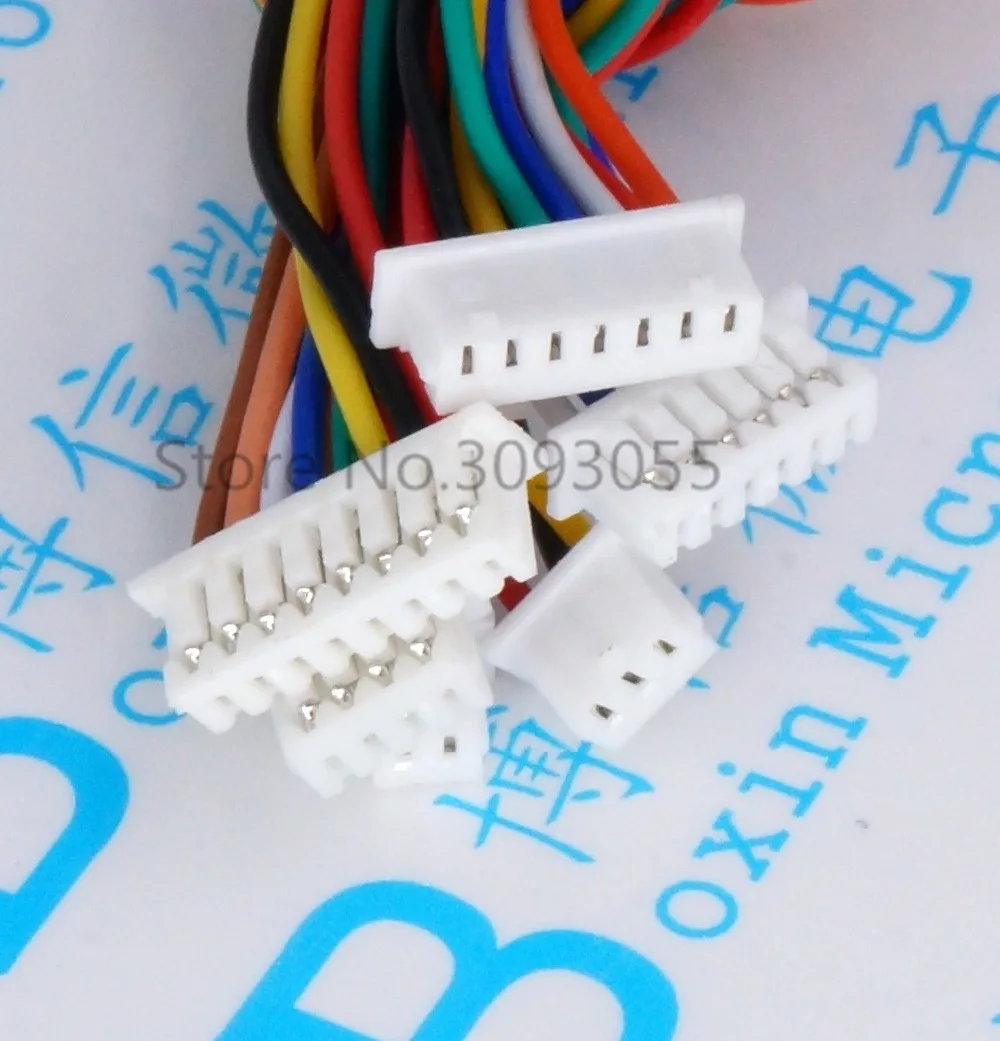10 шт. односторонний разъем SH шаг 1 25 мм 15 см 28AWG (0 36 см) Micro Wire To Board соединитель 2P 3P 4P 5P