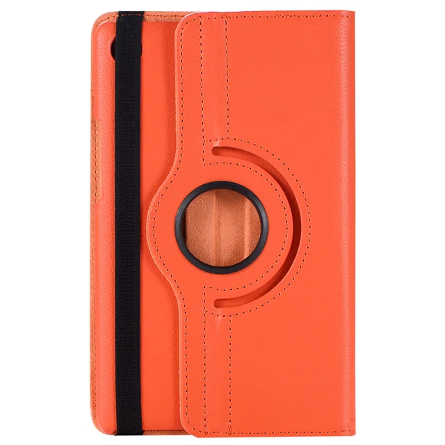 orange 360 вращающийся стенд из искусственной кожи чехол для samsung Tab 2 10,1 GT P5100 P5110 P5113 чехол для планшета с функцией бодрствования сна+ пленка+ ручка - Цвет: orange