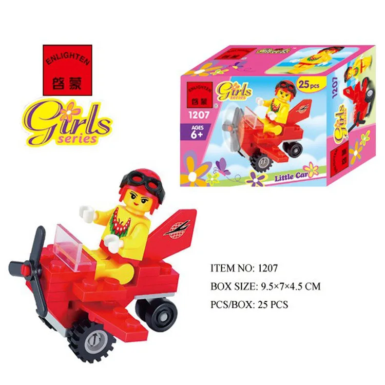 Enlighten модели Здание игрушка Совместимость с LEGO Лего Legos Конструктор E1207 25 блок