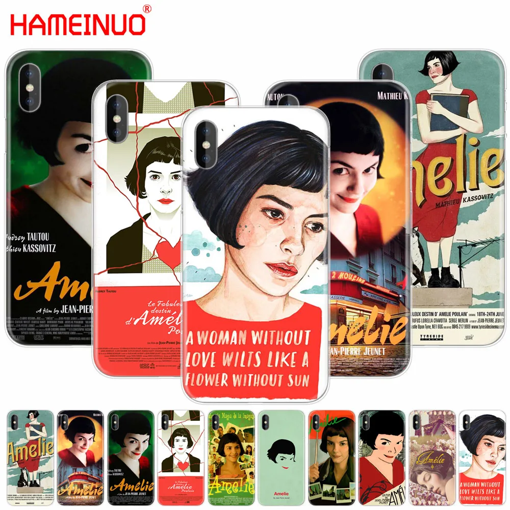 HAMEINUO Amelie плакат классические Франция фильм сотовый телефон чехол для iphone X 8 7 6 4 4s 5