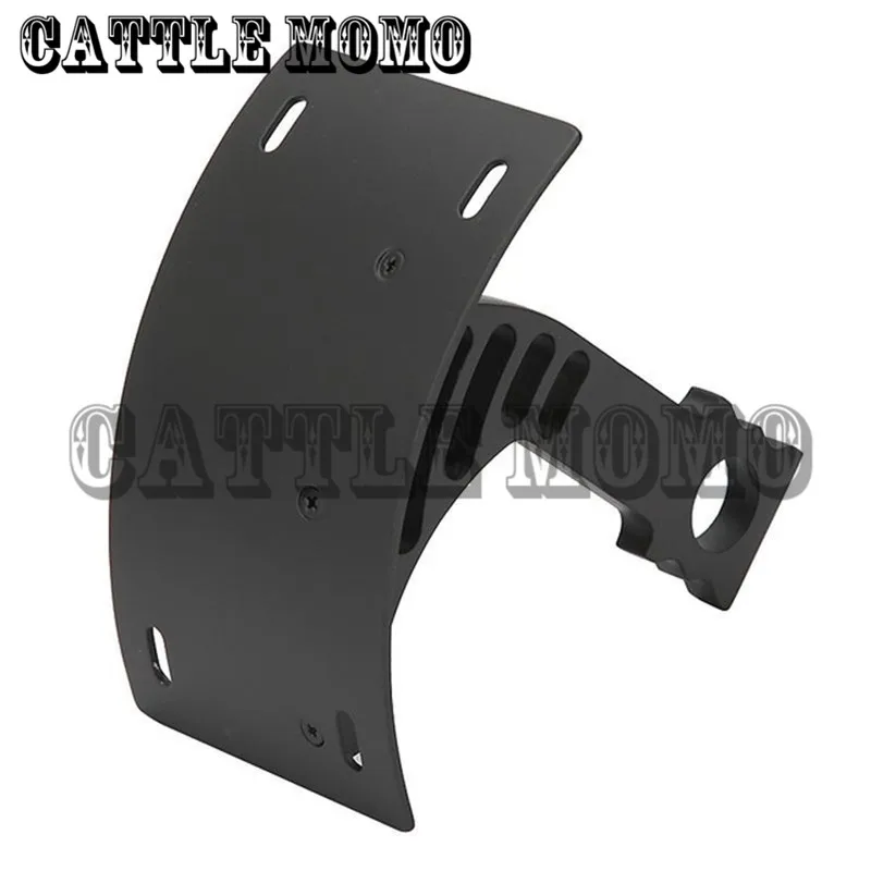 Black Curved Rear Vertical License Plate Frame Mount Tag CNC Billet Aluminum For Honda CBR 600RR 2005 06 07-12 1000RR 2004-2013 |