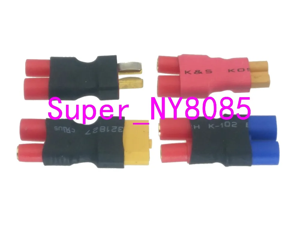 4 шт./компл. T-Plug Deans EC3 XT60 XT30 до 3 5 мм пуля мужской и женский без провода адаптер