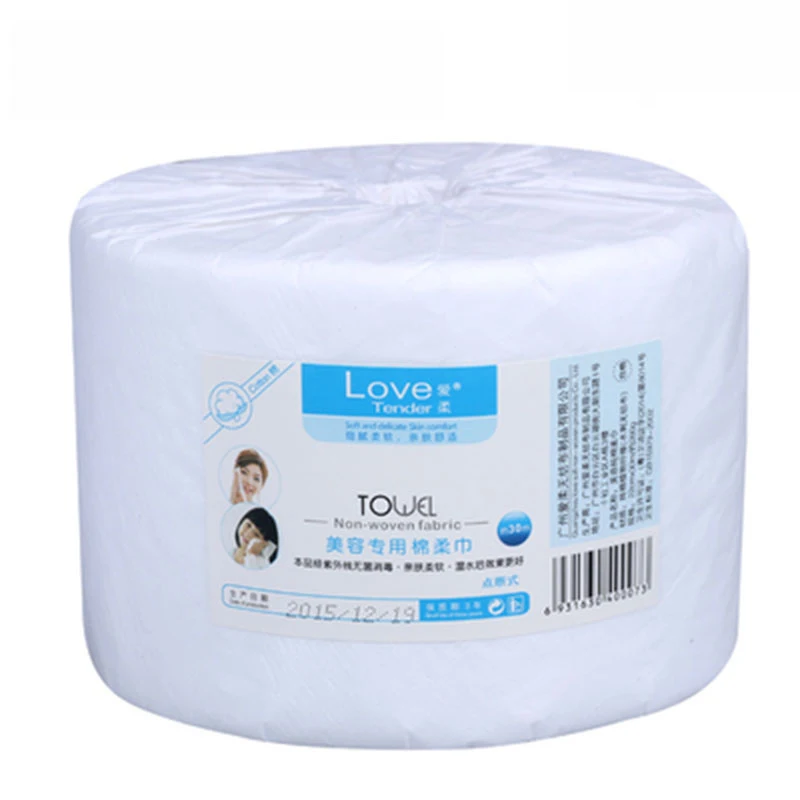 Одноразовое косметическое полотенце для рулонов волос быстросохнущие женские