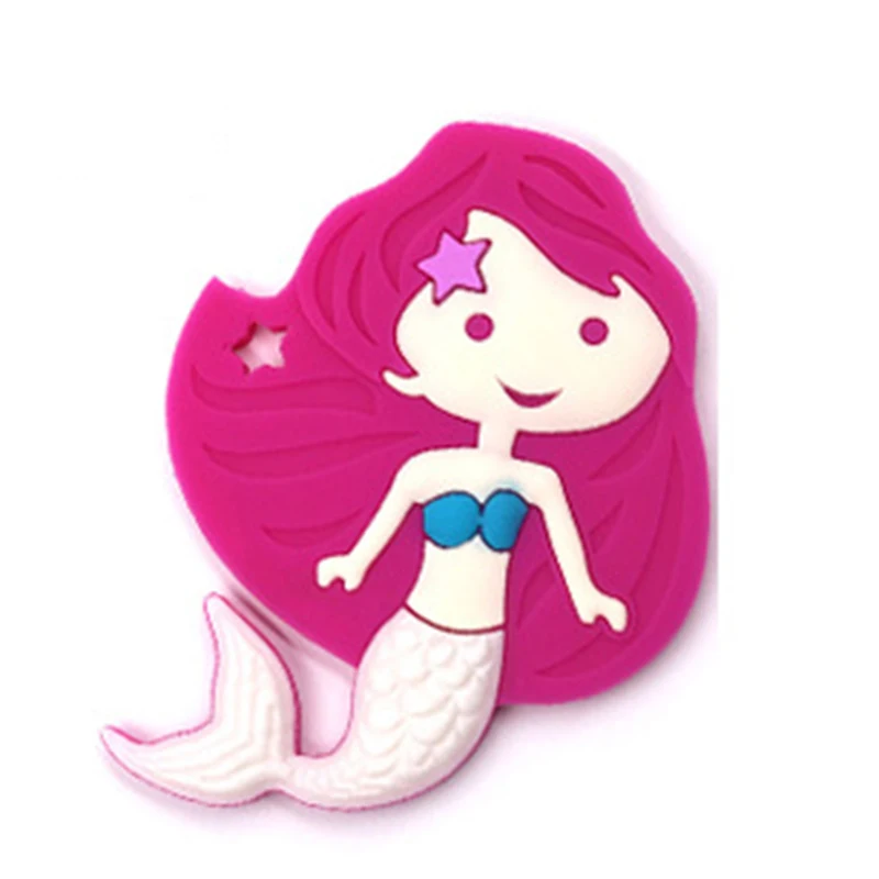 Mermaid 046 Детская Соска с зажимом и цепочкой, новая детская соска для девочек и мальчиков, пустышка для новорожденных - Цвет: Mermaid 046