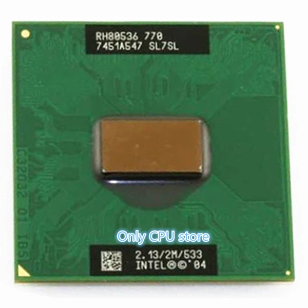 Бесплатная доставка ноутбук PM770 процессор Pentium M 770 2 Мб кэш памяти 13 ГГц 533 МГц PM