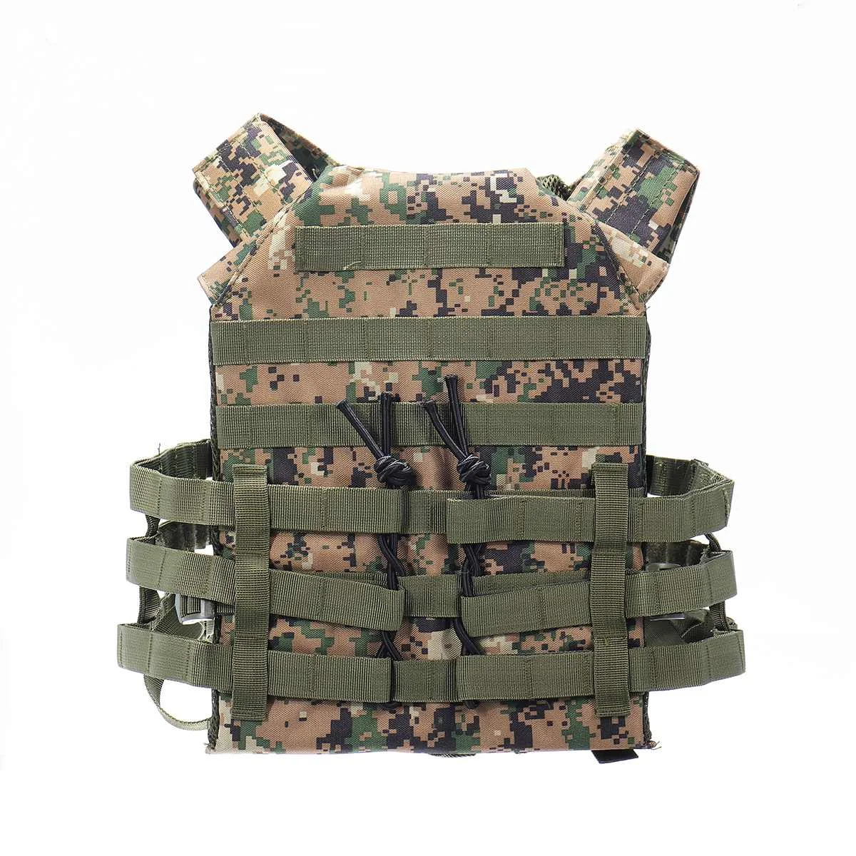 Камуфляжный жилет CS армия военный тактический жилет Wargame Body Molle на открытом воздухе оборудование 6 цветов 600D нейлон - Цвет: ACU Camouflage