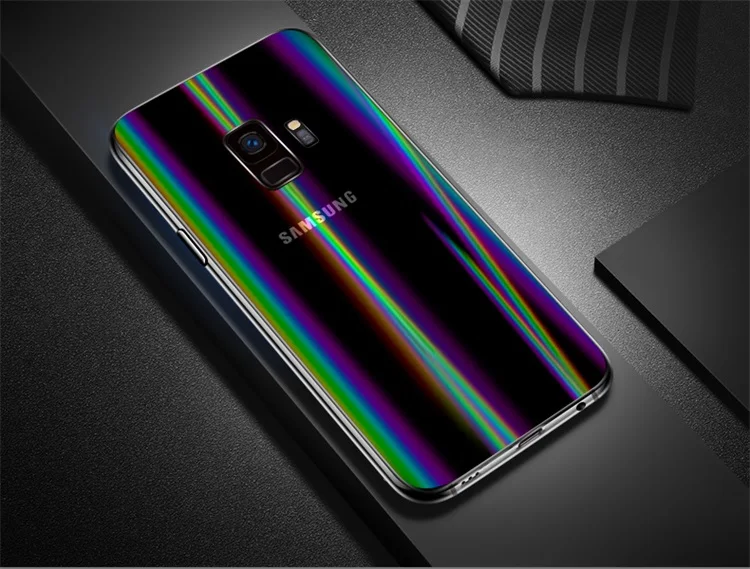 Задняя пленка Aurora Note9/8 S10 plus прозрачная Яркая Цветная наклейка на заднюю панель King