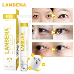 Пептидный крем LANBENA против морщин, сыворотка против отечности, удаляет темные круги, уход за кожей, гиалуроновая кислота, укрепляющая эссенция