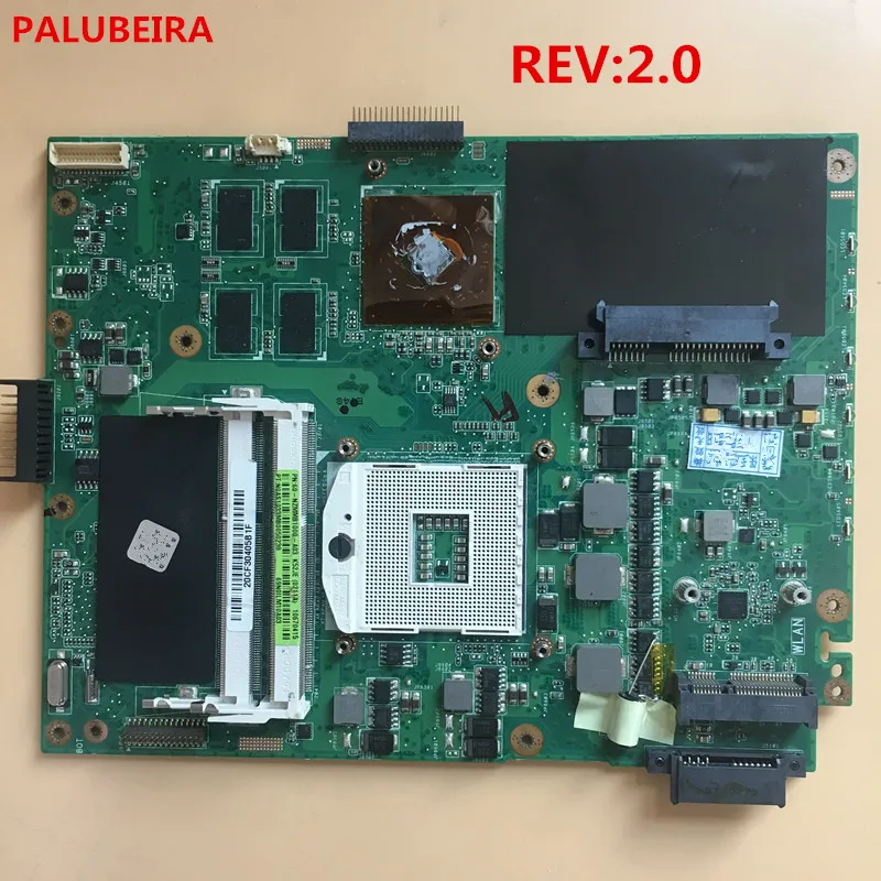 Palubeira для ASUS K52JE A52J K52J X52J K52JB K52JU K52JT K52JR loptop материнская плата K52JR REV 2,0 HM55 512 М