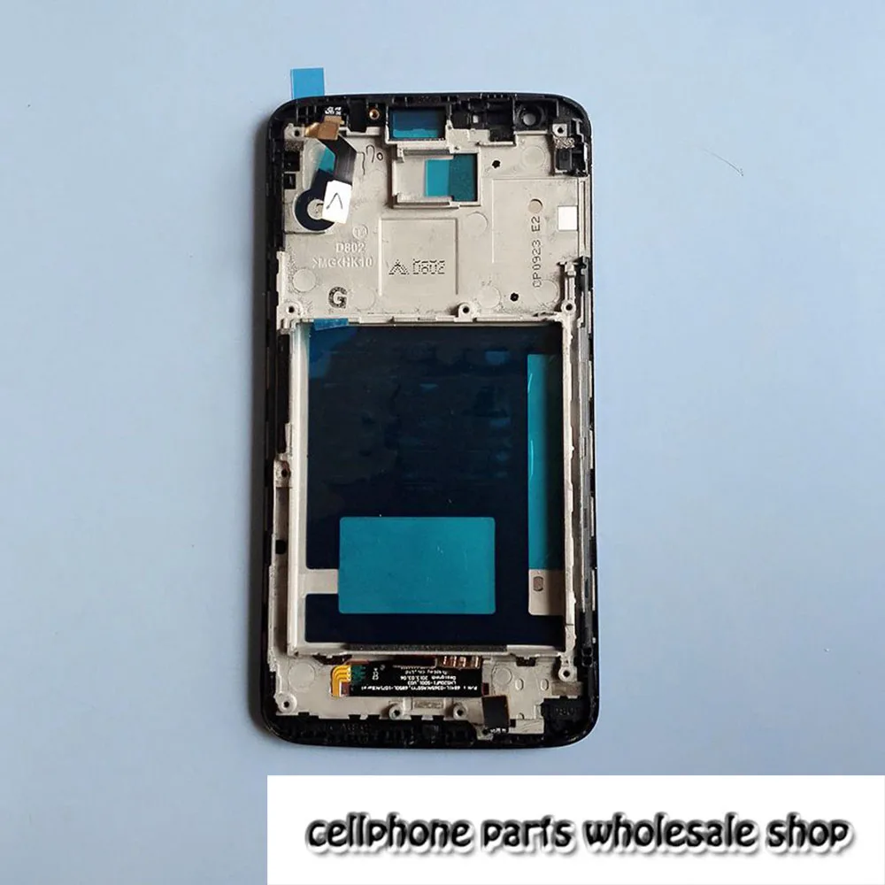 Highbirdfly для Lg G2 D802 D805 ЖК дисплей + сенсорный дигитайзер рамка в сборе черный цвет