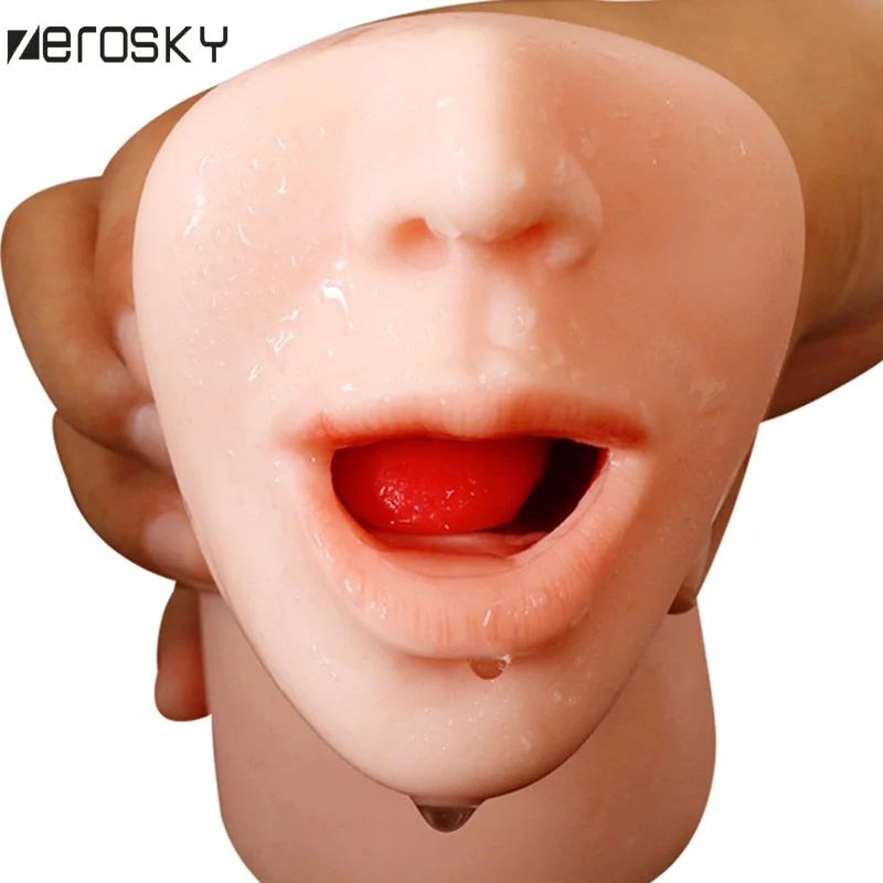 Реалистичная оральная 3D глубокая глотка с языком и зубами искусственная