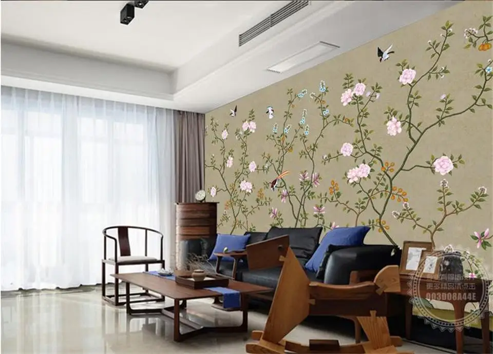 Пользовательские 3d фото обои для детской комнаты роспись ручной росписи птицы и