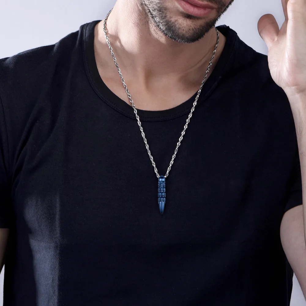 Мужское ожерелье с подвеской в виде черепа и скелета | Украшения аксессуары