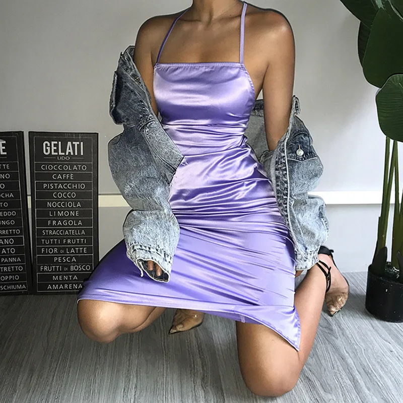 Новое платье Amazon в евро-американском стиле соблазнительное на бретельках |