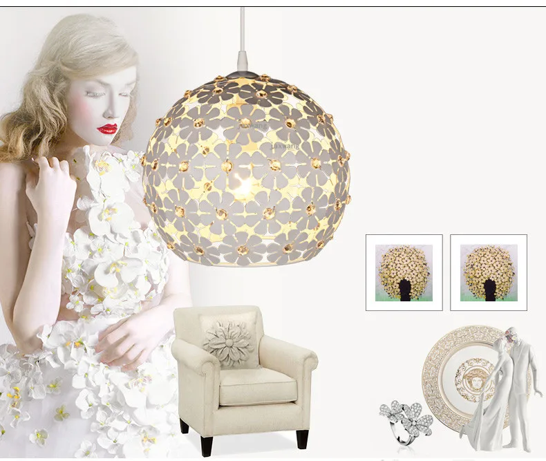 LED Lamp Crystal Modern Pendant Ceiling Lamps Pendant Lights Loft Living Room Bedroom Dining Room Pending Lighting Hanging Lamp