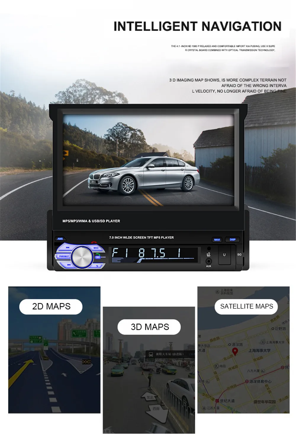 Android 9,1 одиночный 1DIN автомобильный Радио стерео без CD/DVD плеер " четырехъядерный автомобильный Авторадио gps навигация Bluetooth/wifi/зеркальная ссылка