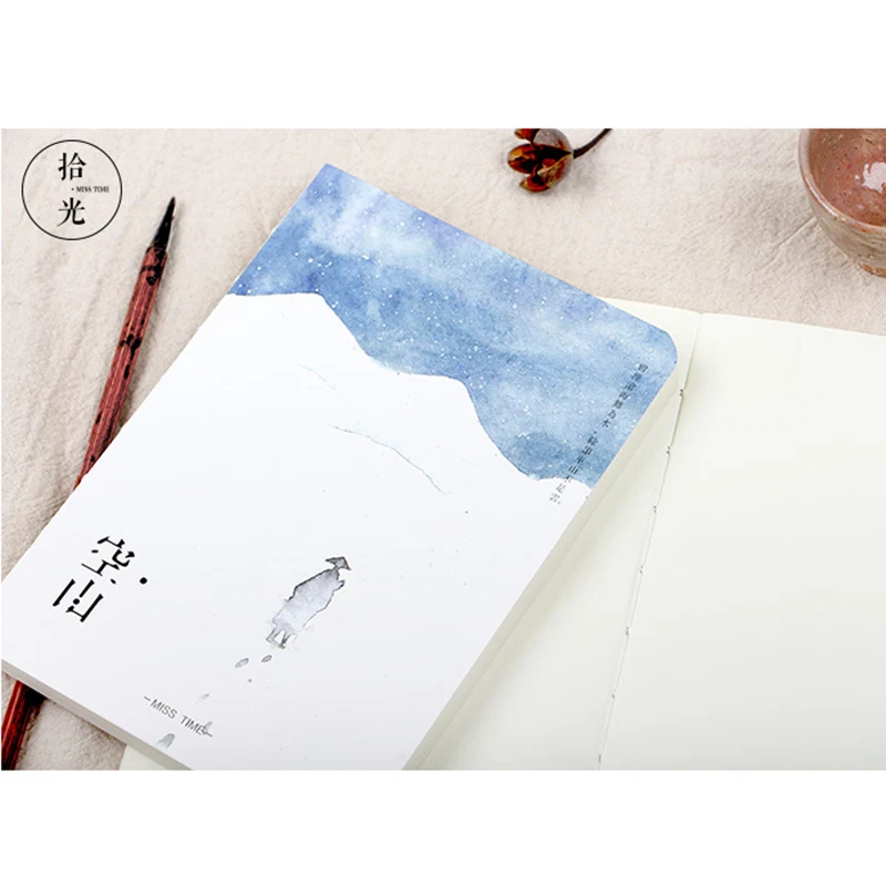 Переплет китайской Стиль Тетрадь обнаженная упаковка молочные книга