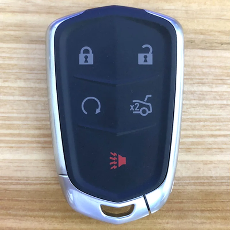 5 Кнопок 3 4 5 6 кнопок ключ чехол для CADILLAC ATS XTS CTS CT6 XT5 ATS L удаленный ключ пустой корпус для дистанционного ключа оболочки с невырезанным лезвием - Количество кнопок: 5 Кнопок