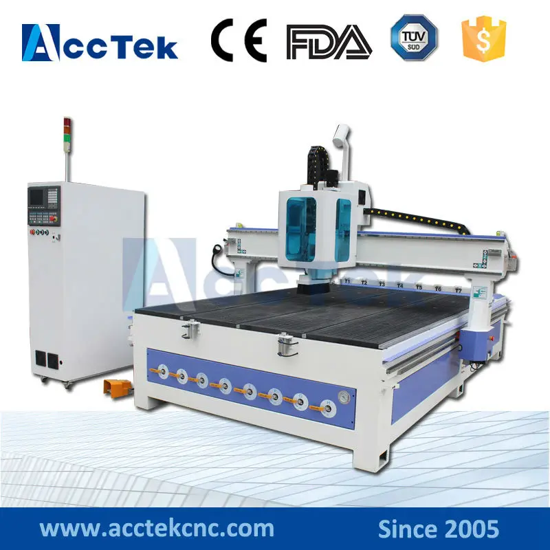 Jinan ACCTEK высокоскоростной фрезерный станок с ЧПУ AKM1325C для гравировки и резки