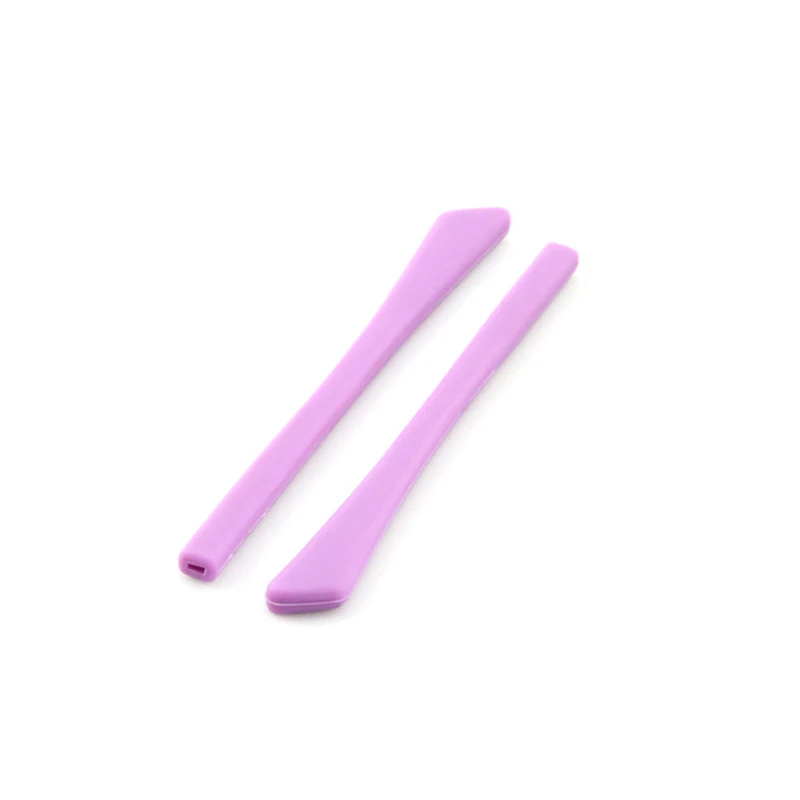 purple 1 пар/лот, очки, солнцезащитные очки, набор для скольжения, очки, наборы для ног, противоскользящие, силиконовые, ушные крючки, держатель, крючок, очки, аксессуары - Цвет: purple