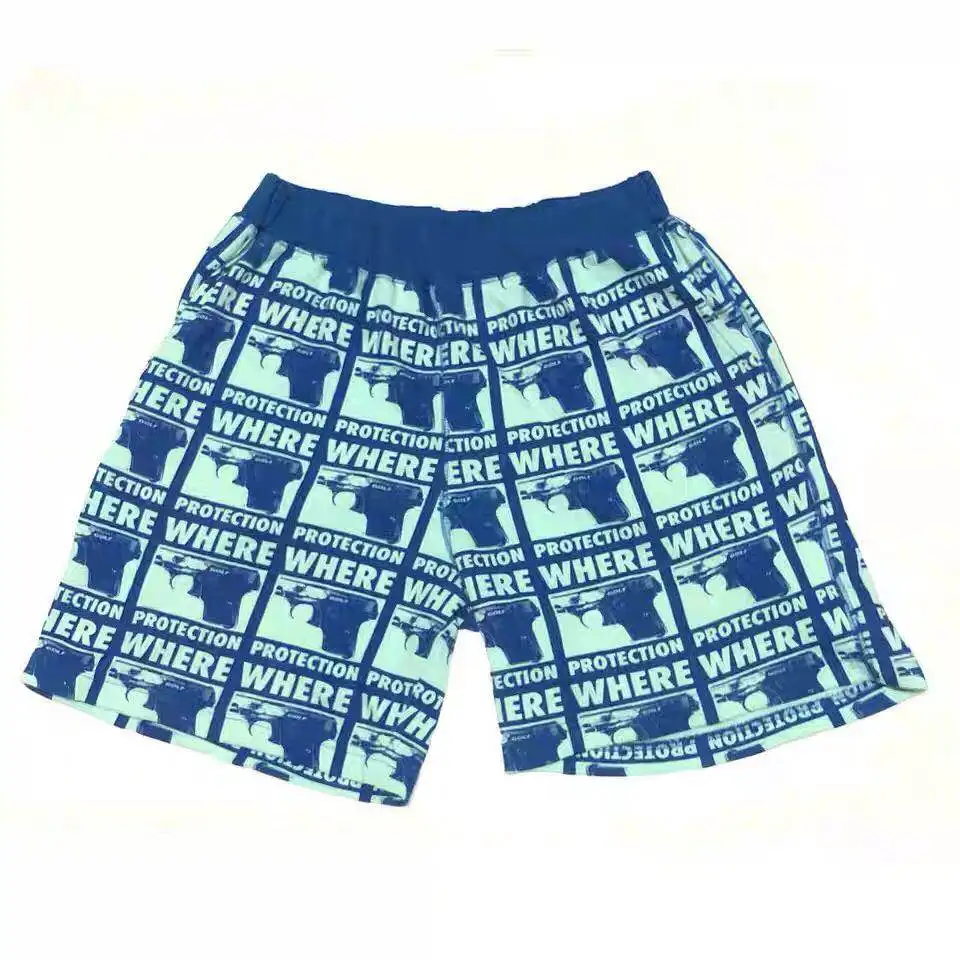 

New Gun PROTECTION Where Men Comfortable Tyler The Creator Golf Fire Flame Skateboard Street Cotton Casual Shorts #AB51
