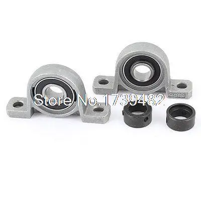 

2 Pcs Zinc Alloy 12mm Mounted Self-aligning Ball Bearing Pillow Block UP001