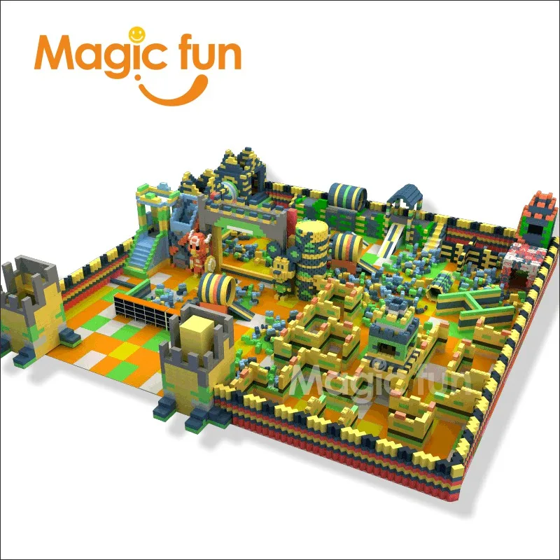 MAGIC FUN 2018 горячая Распродажа строительные блоки для детей мягкая домашняя игровая