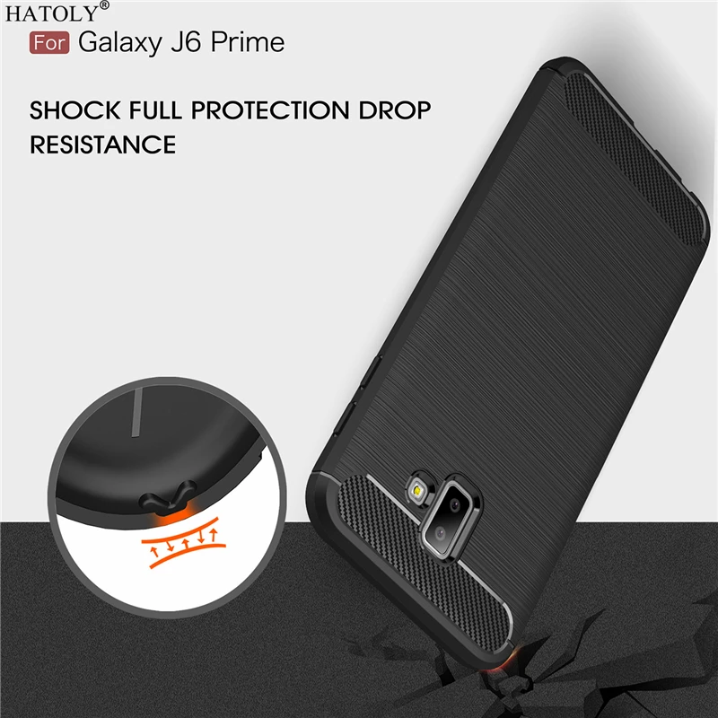 HATOLY Чехлы для Samsung Galaxy J6 Plus чехол Prime Мягкий ТПУ Матовый прочный силиконовый