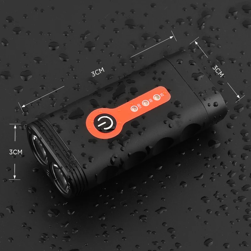 Велосипедный светодиодный передний фонарь XTG на руль велосипеда с зарядкой через