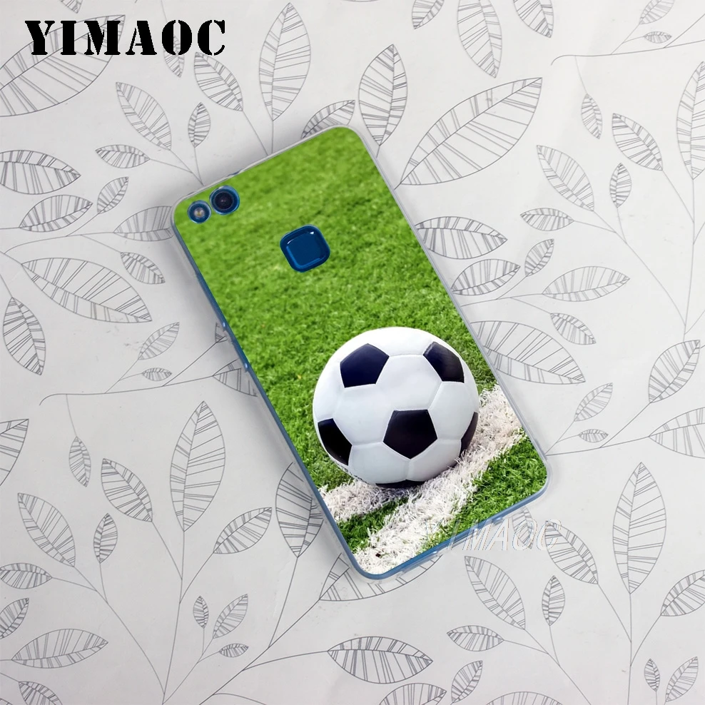 YIMAOC Футбол футбольный мяч мягкий чехол для huawei Honor 10 9 8X 8C 8 7C 7X 7A Pro 6A Lite Note10 Nova 3i 3 2i Y6