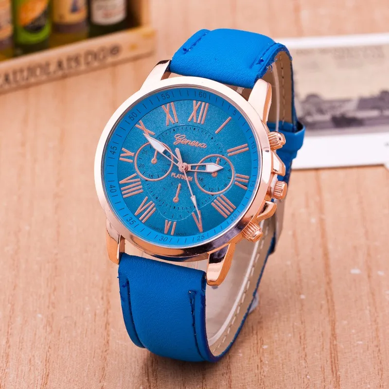 

Luxury Brand Leather Quartz Watch Women Men Ladies Fashion Wrist Watch Wristwatches Clock relogio feminino masculino Dress A40