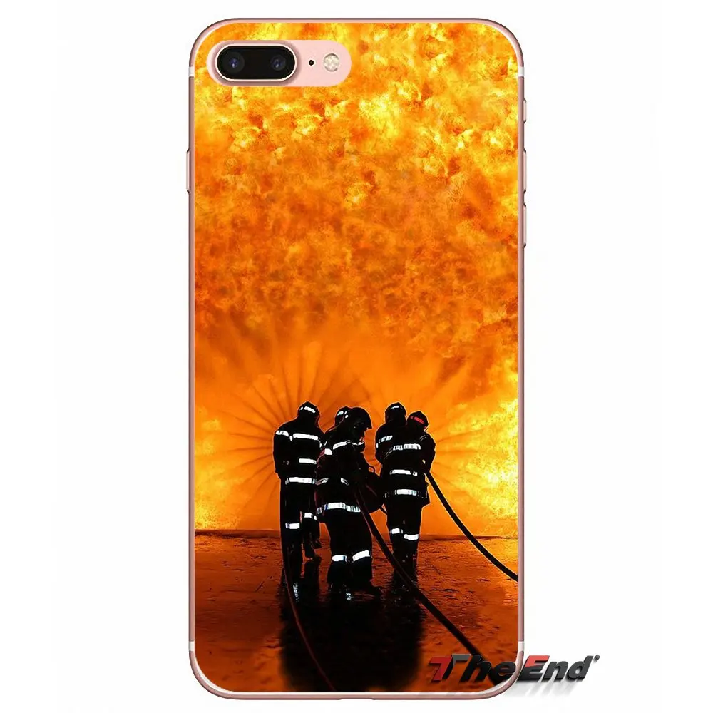 Пожарные герои пожарный флисовая панель чехол для Apple iPhone X 4 4S 5 5S SE 5C 6 6S 7 8 Plus 6Plus 7plus