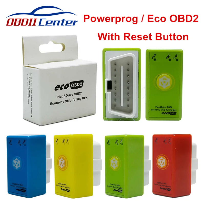 Чип Prog нитроobd2 ECO OBD2 чип дизельного бензина с кнопкой сброса питания prog Nitro