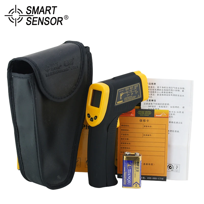 Smart Sensor AR300 + цифровой инфракрасный термометр Нет контакта Температура метр-32 ~