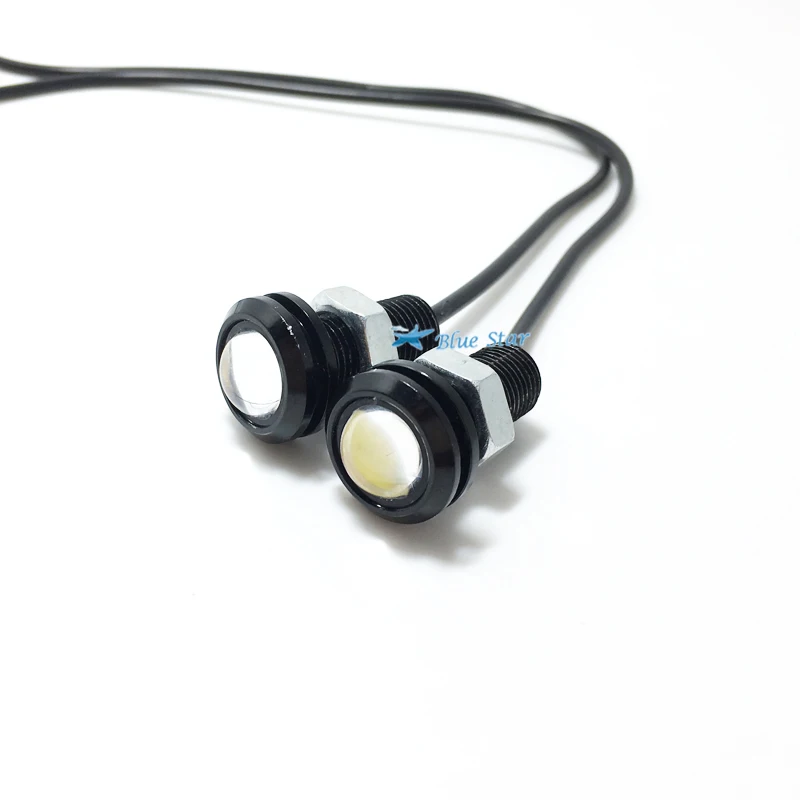 Новинка 10 шт. 18 мм светодиодные противотуманные фары дневные ходовые огни задний