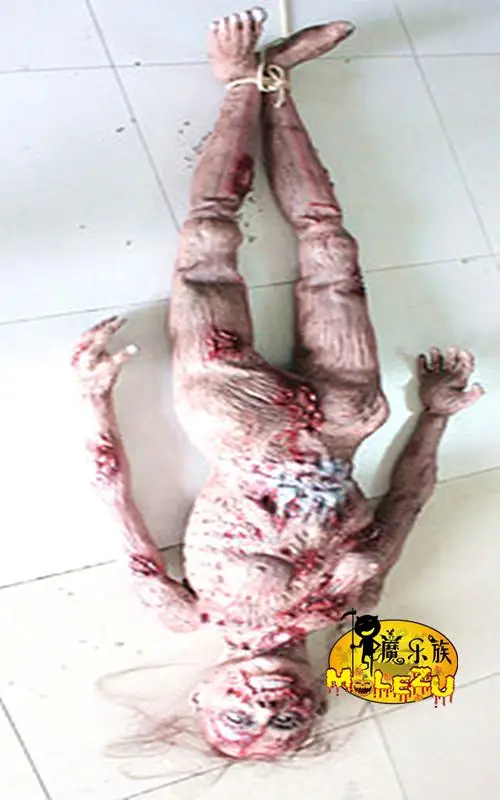 Horror Halloween Decoration Creepy Zombie Ghost Scary Bloody Full Body Zombie Escape for Haunted House Bar Props